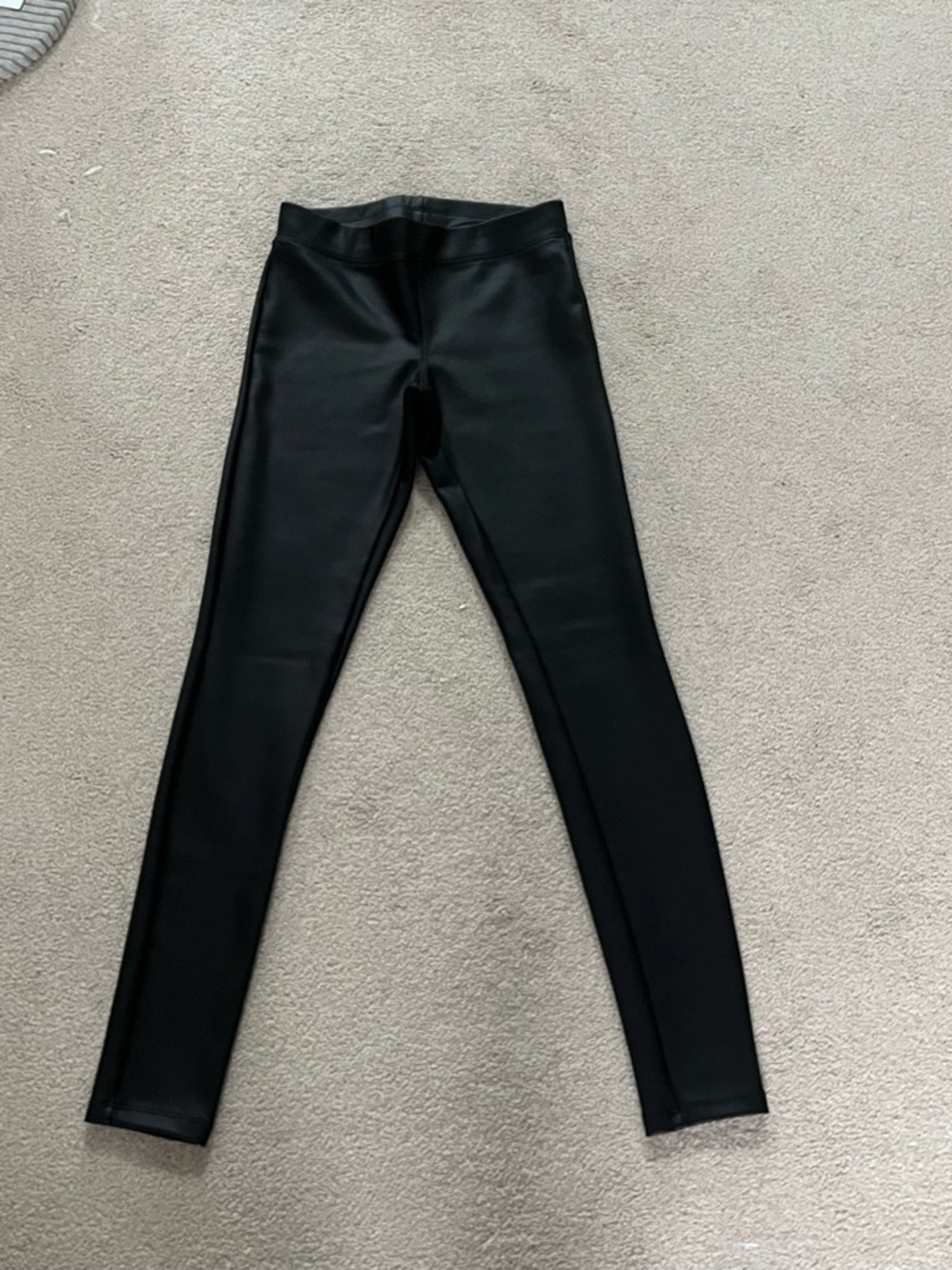 Women’s Black Faux Leather Leggings Brand New